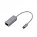 LMP adaptér USB-C to Gigabit Ethertnet - Silver Aluminium 15995