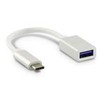 LMP adaptér USB-C to USB-A - Silver Aluminium 16089