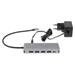 LMP USB-C 7 port hub with external power - Space Gray Aluminium 22366