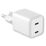 LMP USB-C GaN Dual Power Adapter 35W, QC 3.0 & PD - White 27470