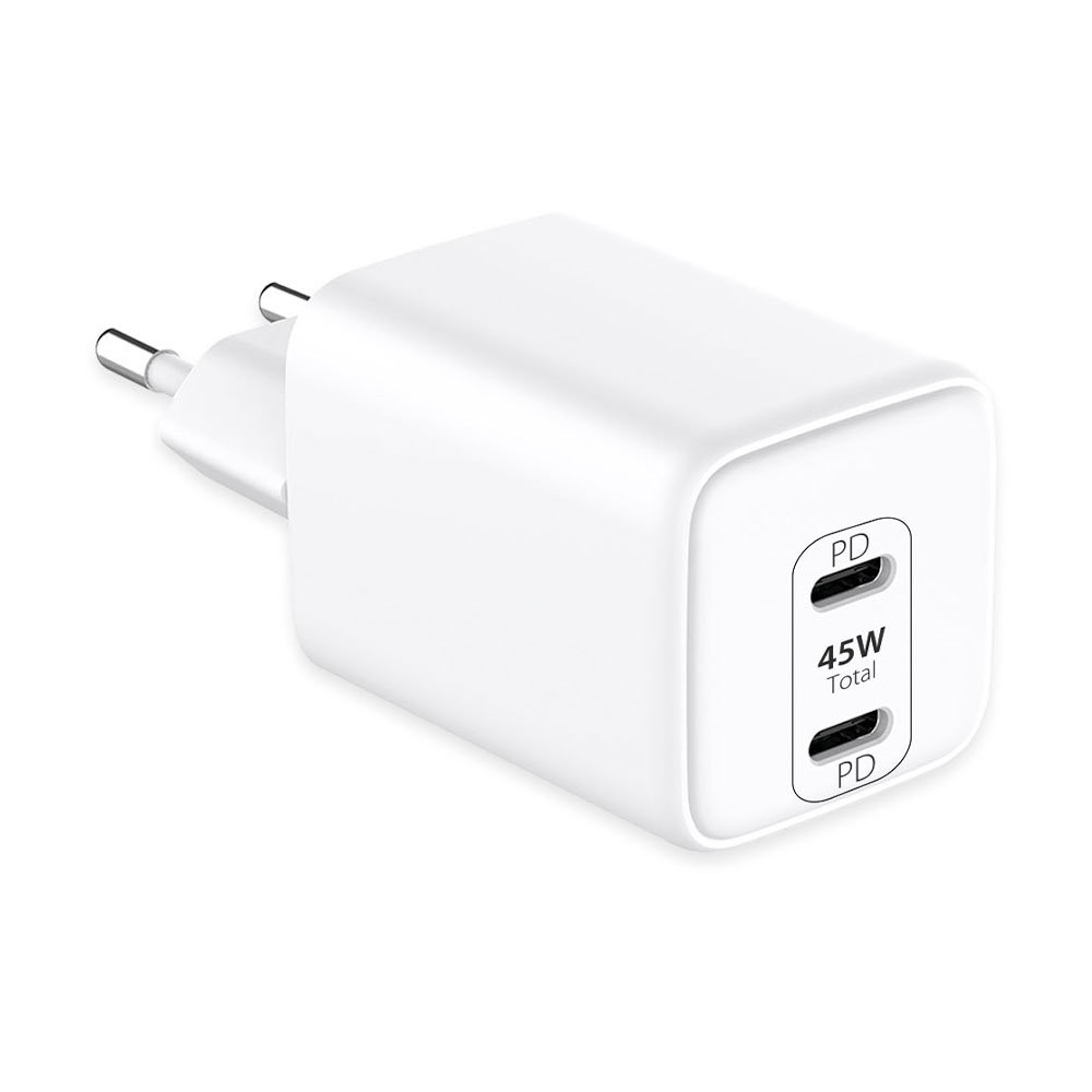 LMP USB-C GaN Dual Power Adapter 45W - White 28300