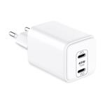LMP USB-C GaN Dual Power Adapter 45W - White 28300