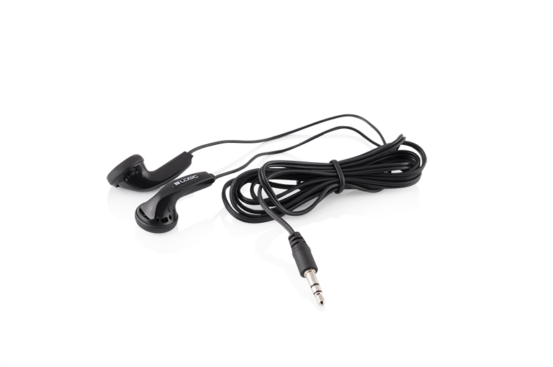 Logic LH-11 sluchátka do ucha, pecky, 1,2m kabel, 3,5mm jack, černá