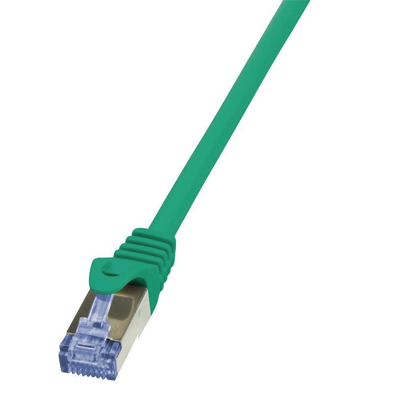 LOGILINK - Patch Cable Cat.6A 10G S/FTP PIMF PrimeLine green 3m CQ3065S