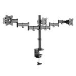 LOGILINK - Triple monitor desk mount,13-27'', max. 8 kg BP0050