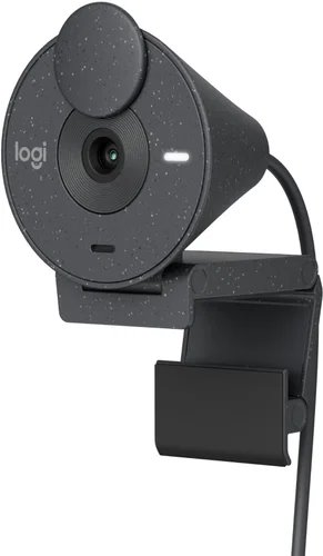Logitech BRIO 300 - webcam, Full HD, USB-C, grafitová 960-001436