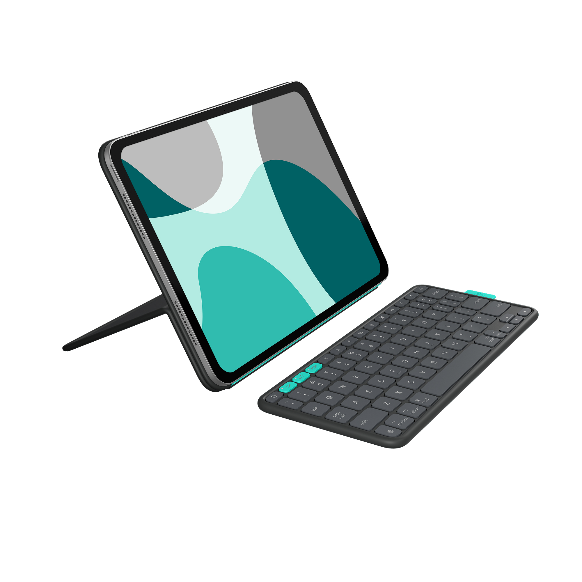 Logitech® FLIP FOLIO-GRAPHITE-US-BT- iPad Pro 11 palců (M4), iPad Air 11 palců (M2 a M3), iPad Air (5. genera 920-013403
