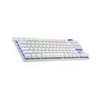 Logitech G PRO X TKL LIGHTSPEED - herná klávesnica, Tactile, biela, US 920-012148