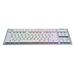 Logitech® G915 TKL Tenkeyless LIGHTSPEED Wireless RGB Mechanical Gaming Keyboard - Tactile - WHITE - US INT'L 920-009664