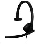 Logitech® H570e USB Headset Mono (Teams version) headset - BLACK - USB-A 981-001426