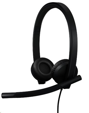 Logitech® H570e USB Headset Stereo (Teams version) headset - BLACK - USB-A 981-001430
