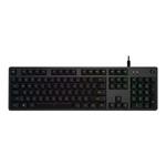 Logitech herní klávesnice G512 LIGHTSYNC RGB/ mechanická/ GX Brown/ USB/ US layout/ Carbon 920-009352