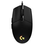 Logitech herní myš G203 LIGHTSYNC/ optická/ 6 tlačítek/ 8000dpi/ USB/ černá 910-005796