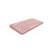 Logitech K380s Pebble Keys 2 - Bluetooth klávesnica - ružová - US 920-011853