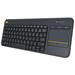 Logitech® K400 Plus Wireless Touch Keyboard Black, SK/CZ 920-007151