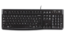 Logitech Klávesnica K120, klasická, čierna, drôtová (USB), CZ, 920-002485, 920-002641