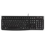 Logitech Klávesnica K120, klasická, čierna, drôtová (USB), CZ, 920-002485, 920-002641