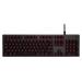 Logitech klávesnice Gaming G413 červené podsvícení, US - carbon 920-008310