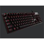 Logitech klávesnice Gaming G413 červené podsvícení, US - carbon 920-008310