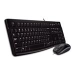 Logitech klávesnice s myší Desktop MK120, CZ/SK, USB, černá - poškozený obal 920-002536