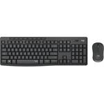 Logitech klávesnice s myší Wireless Silent Combo MK295, CZ/SK, tichá, grafitová 920-009808