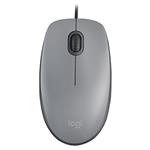 Logitech M110 Silent Myš káblové, šedá, 1000DPI 910-006760