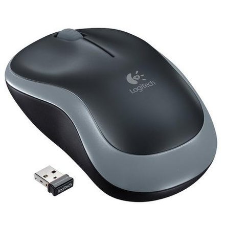Logitech M185 - bezdrôtová myš - šedá 910-002235