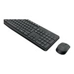 Logitech MK235 - Klávesnice a sada myši - bezdrátový - 2.4 GHz - Maďarština 920-007935