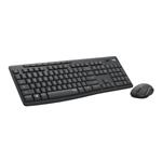 Logitech MK295 Silent - Klávesnice a sada myši - bezdrátový - 2.4 GHz - QWERTY - anglická - grafit 920-009799