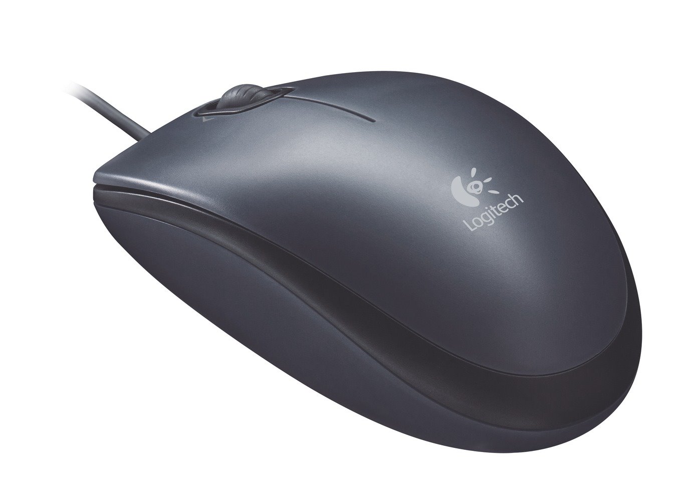 Logitech Myš M100, 1000DPI, optická, 2tl., 1 koliesko, čierna, univerzál 910-005003