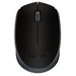 Logitech Myš M171, 1000DPI, 2.4 [GHz], optická, 3tl., 1 koliesko, bezdrôtová, čierna, 2 ks AA, k no 910-004424