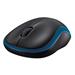 Logitech Myš M185, 1000DPI, 2.4 [GHz], optická, 2tl., 1 koliesko, bezdrôtová, modrá, 1 ks AA, k notebooku, un 910-002239
