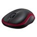 Logitech Myš M185, 1000DPI, 2.4 [GHz], optická, 3tl., 1 koliesko, bezdrôtová, červená, 1 ks AA 910-002240