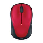 Logitech Myš M235, 1000DPI, 2.4 [GHz], optická, 3tl., 1 koliesko, bezdrôtová, červená, 1 ks AA, k n 910-002496