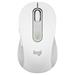 Logitech myš M650M/ kancelářská/ optická/ bezdrátová USB + Bluetooth/ bílá 910-006255