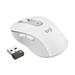 Logitech myš M650M/ kancelářská/ optická/ bezdrátová USB + Bluetooth/ bílá 910-006255