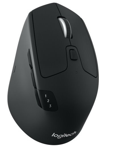 Logitech Myš M720 Triathlon, 1000DPI, Bluetooth, optická, 8tl., 1 koliesko, bezdrôtová, čierna, vst 910-004791