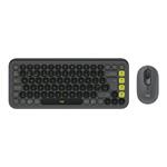 Logitech POP Icon Combo - Klávesnice a sada myši - bezdrátový - Bluetooth LE - QWERTY - britská - g 920-013112