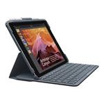 Logitech Slim Folio - Klávesnice a pouzdro - Bluetooth - britská angličtina - grafit - pro Apple 10,2 inch 920-009480