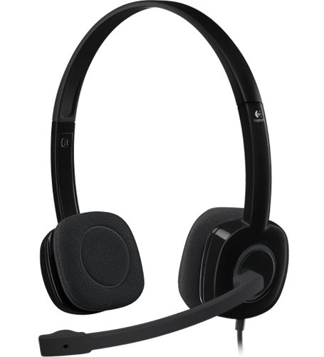 Logitech Stereo H151 - Náhlavní souprava - náhlavní - kabelové 981-000589