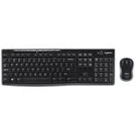 Logitech Wireless Combo MK270 - Klávesnice a sada myši - bezdrátový - 2.4 GHz - US 920-004508