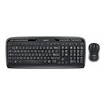 Logitech Wireless Combo MK330 - Klávesnice a sada myši - bezdrátový - 2.4 GHz - němčina 920-008533