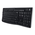 Logitech Wireless Keyboard K270 - Klávesnice - bezdrátový - 2.4 GHz - němčina 920-003052