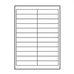 Logo etikety 100mm x 23mm, A4, matné, biele, 24 etikety, 140g/m2, balené po 10 ks, pre atramentové 32231