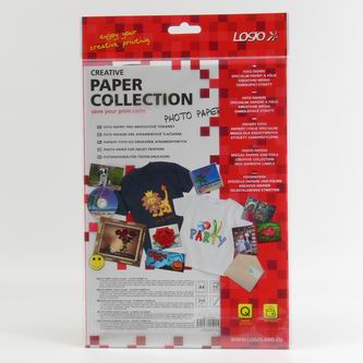 Logo foto papier, matný, biely, A4, 200 g/m2, 10 ks, laserový