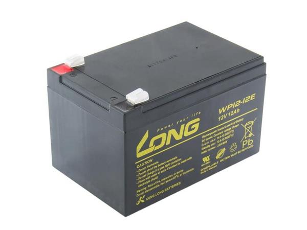 Long 12V 12Ah olověný akumulátor DeepCycle AGM F2 (WP12-12E) PBLO-12V012-F2AD