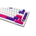 Lorgar KBP7075, Pro bezdrôtová mechanická herná klávesnica, Wireless 2.4 GHz/ BT 5.0, 75% veľk., Disp LRG-KBP7075W-WH-US