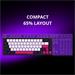 Lorgar KBP70MW, Profi bezdrôtová mechanická herná klávesnica, Wireless 2.4 GHz/ BT 5.0/káblová, SK/CZ LRG-KBP70MW-YL-CS