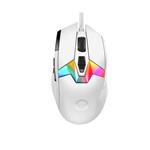 Lorgar MSP80, profi herná myš, 8 progr. tlač., senzor Pixart PAW3395, 26.000 DPI, režim podsv. RGB, biela LRG-MSP80WH