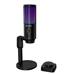 Lorgar SMP40, Profesionálny mikrofón s RGB osvetlením, hliníkovou konštrukciou, dotykovým stlmením a diaľko LRG-SMP40-BK
